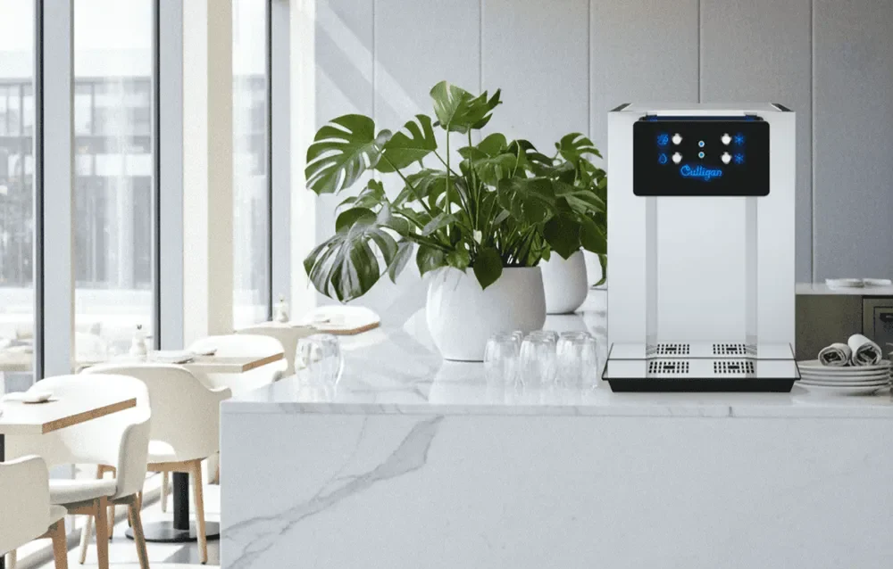 Dispensador de água purificada Blubar, para Horeca