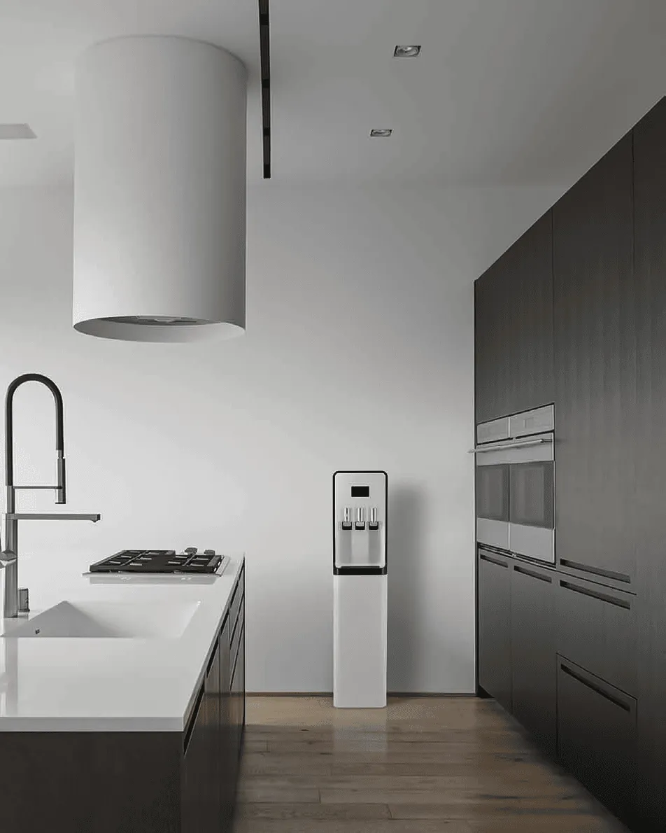 Fonte Nuba de coluna numa cozinha moderna